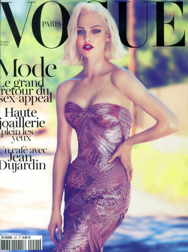 Sasha Pivovarova  francuski Vogue oktobar 2011