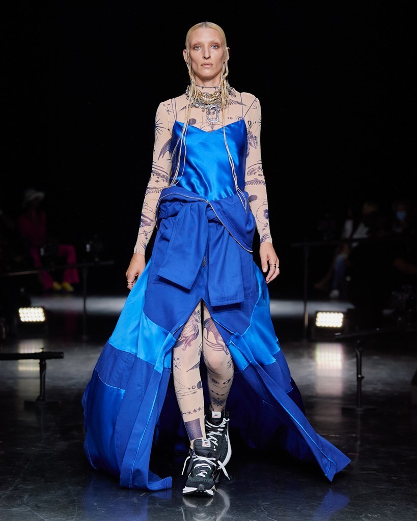 Jean-Paul Gaultier x Sacai Fall 2021 Haute Couture collectionFashionela