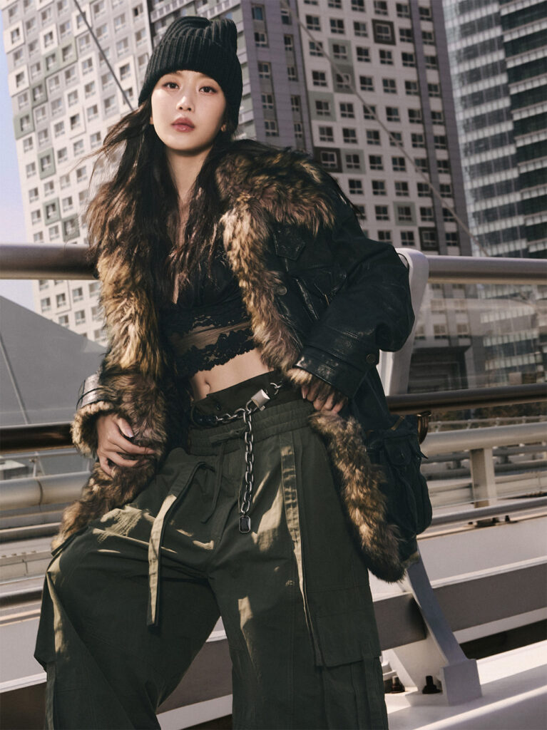 Dolce and Gabbana Fall 2025 campaign featuring Mun Ka-young